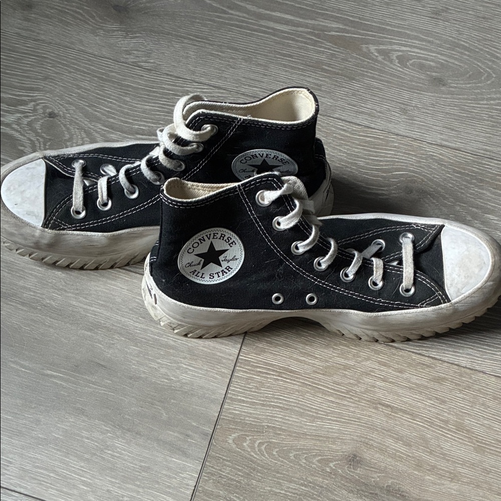 Converse Black Canvas High-Tops